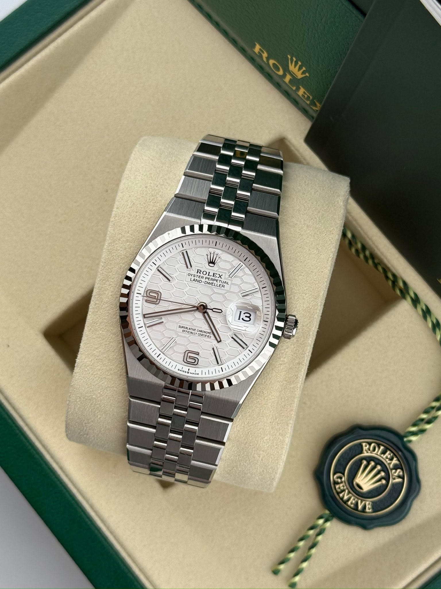 Rolex land dweller steel 36mm 127234