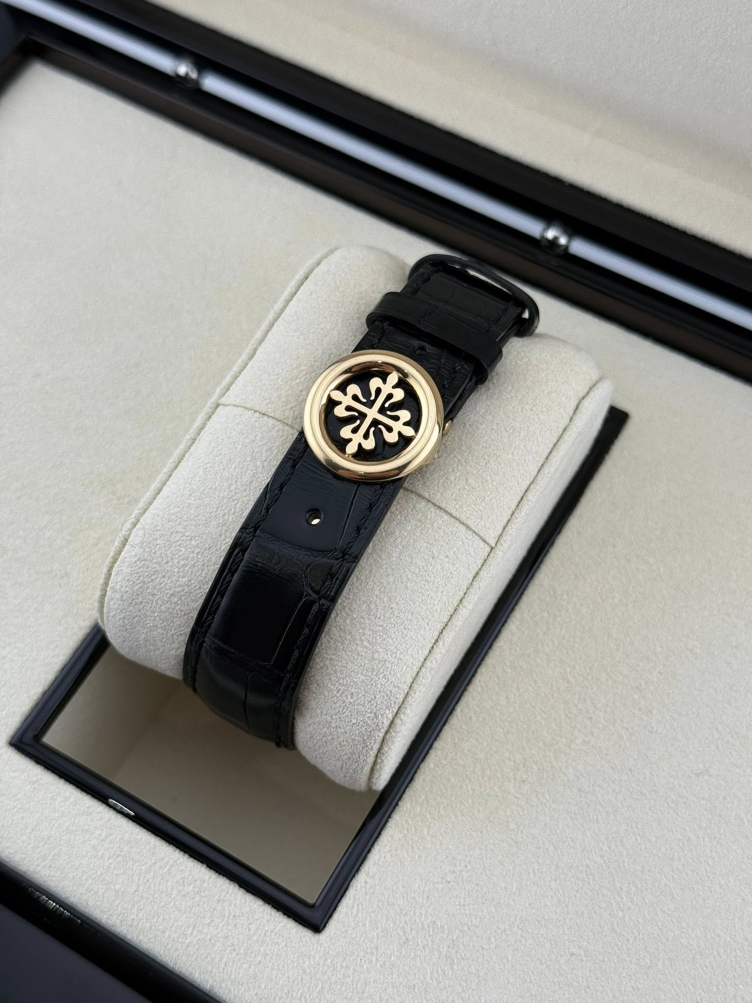 Patek Philippe 5205R-001 Rose Gold Annual Calendar wristwatch with moon phases