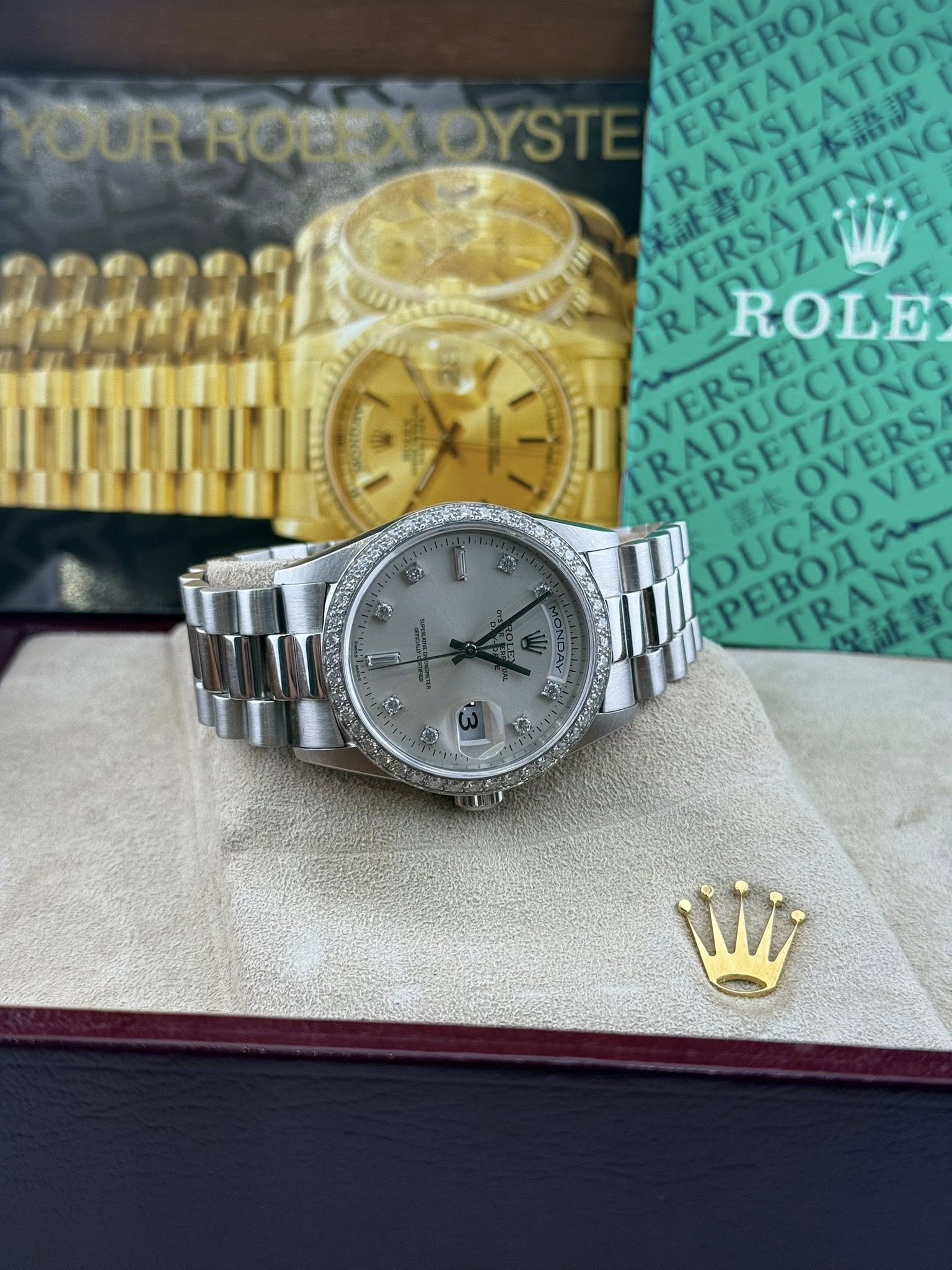 Rolex Daydate 36mm 18349 White gold