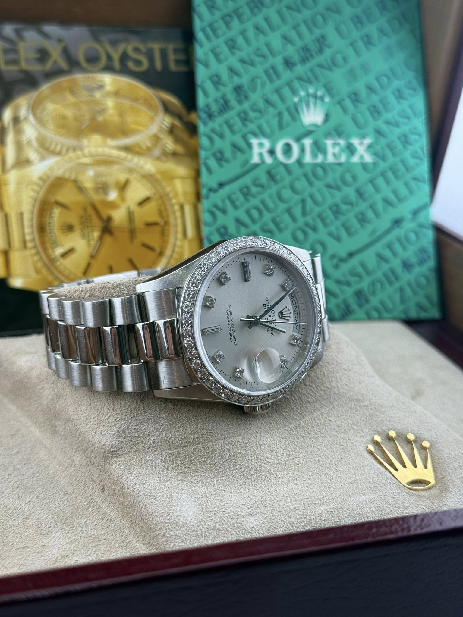 Rolex Daydate 36mm 18349 White gold