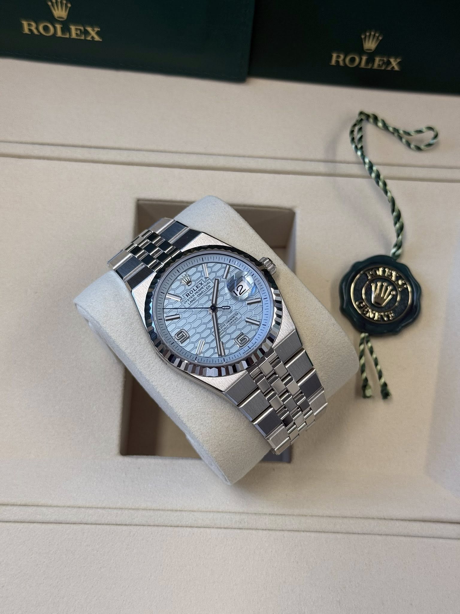 Rolex Platinum land-dweller 36mm 127236