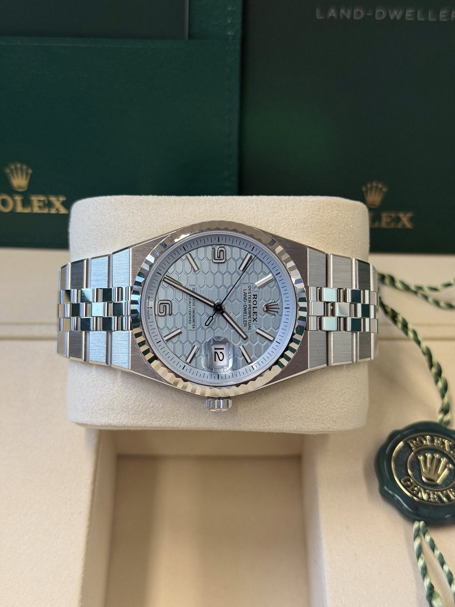 Rolex Platinum land-dweller 36mm 127236