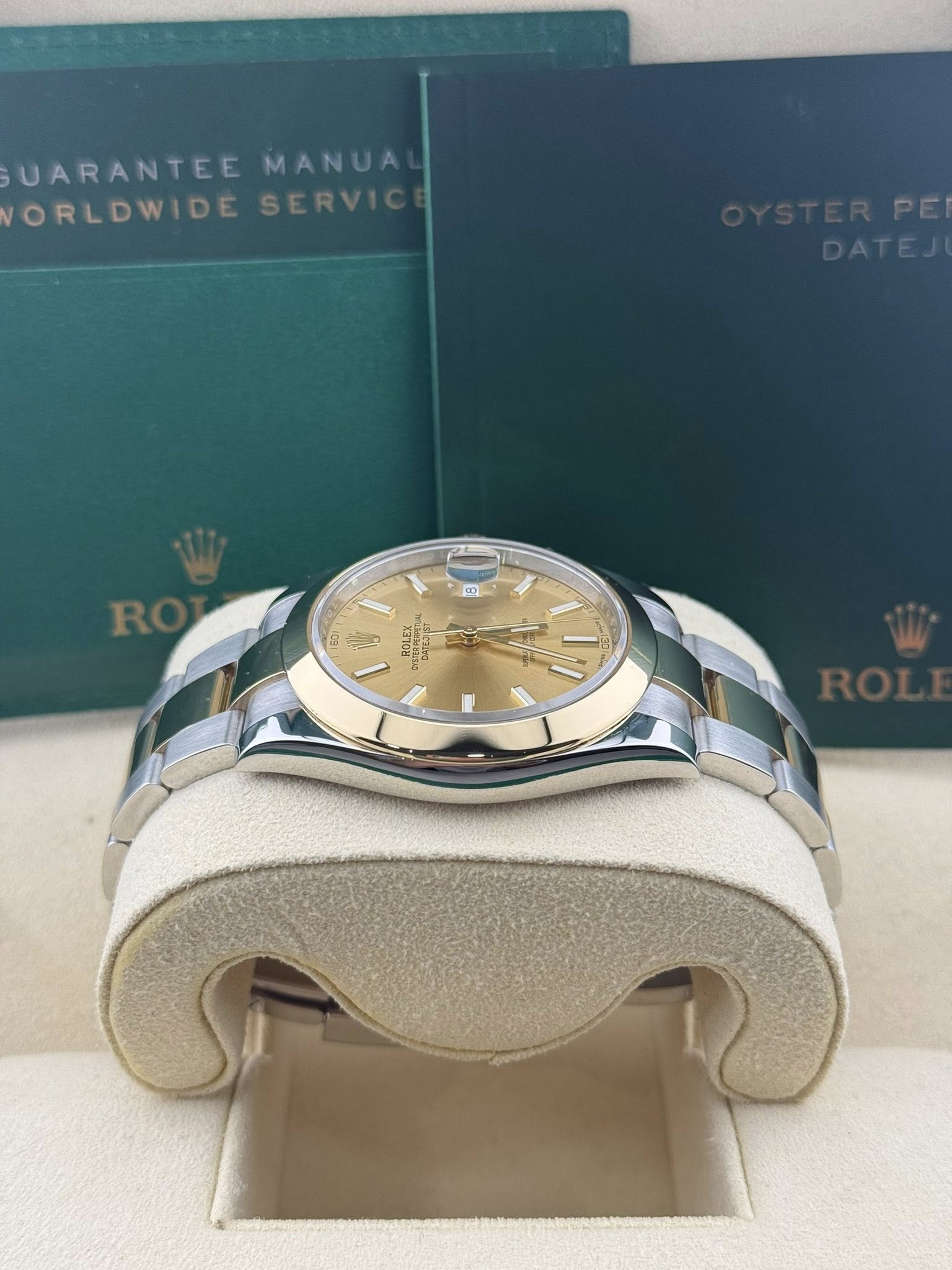Rolex Datejust 41mm Smooth Bezel 126303 TwoTone