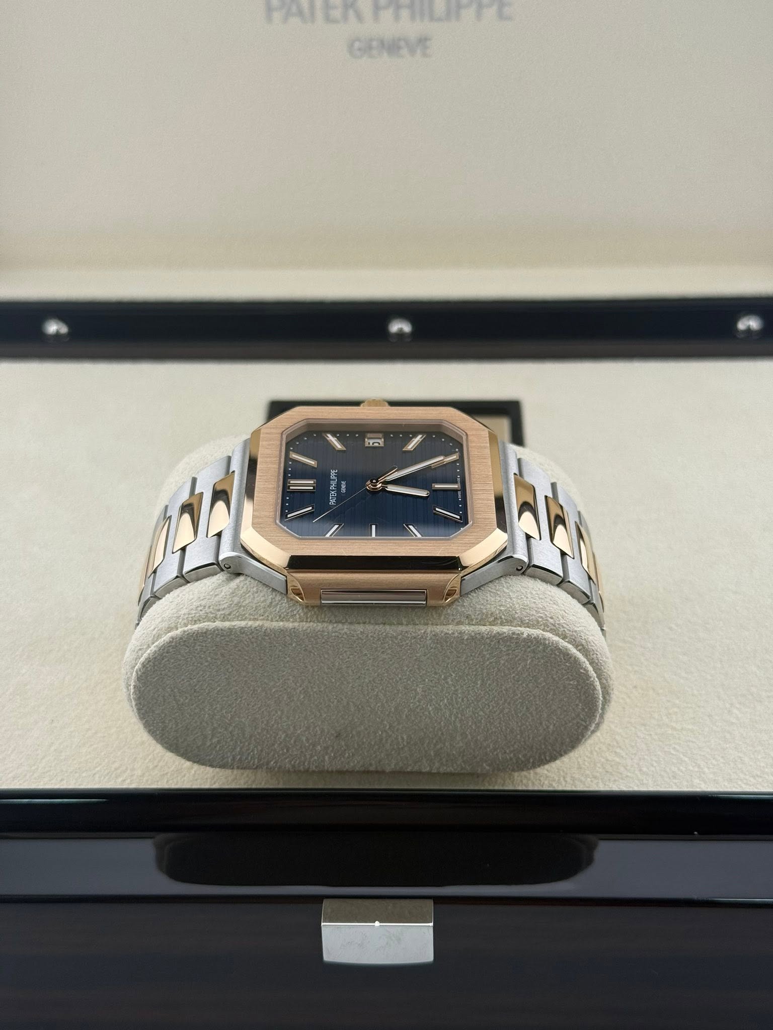 Patek Philippe cubitus 58211AR Rose Gold & Steel Blue Dial 45mm