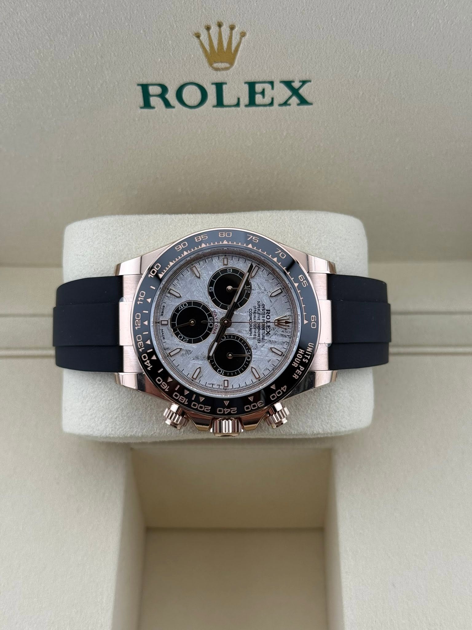 Rolex Daytona Meteorite dial 126515LN Oysterflex 40mm