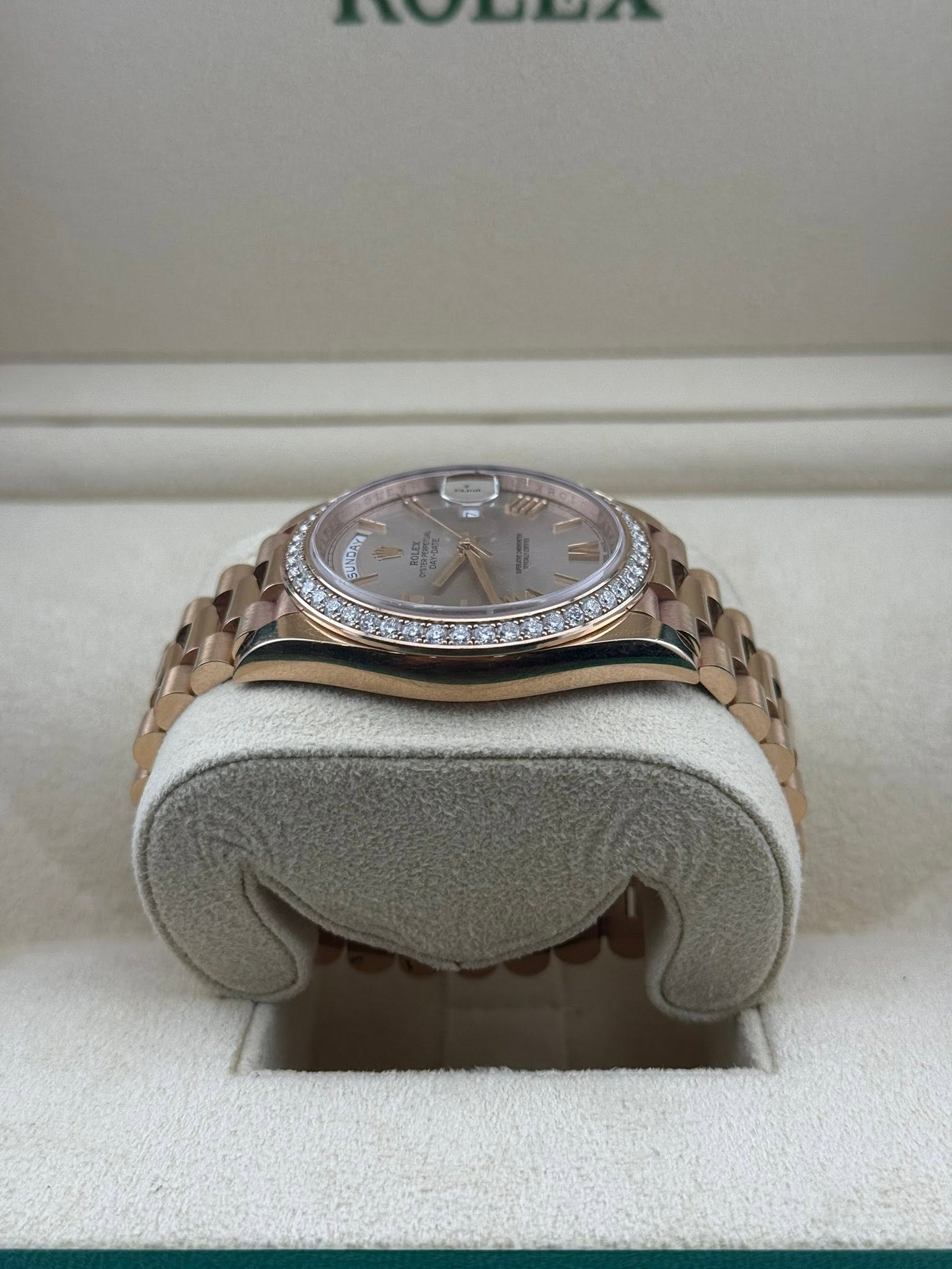 Rolex Daydate 40mm Sundust 228345RBR