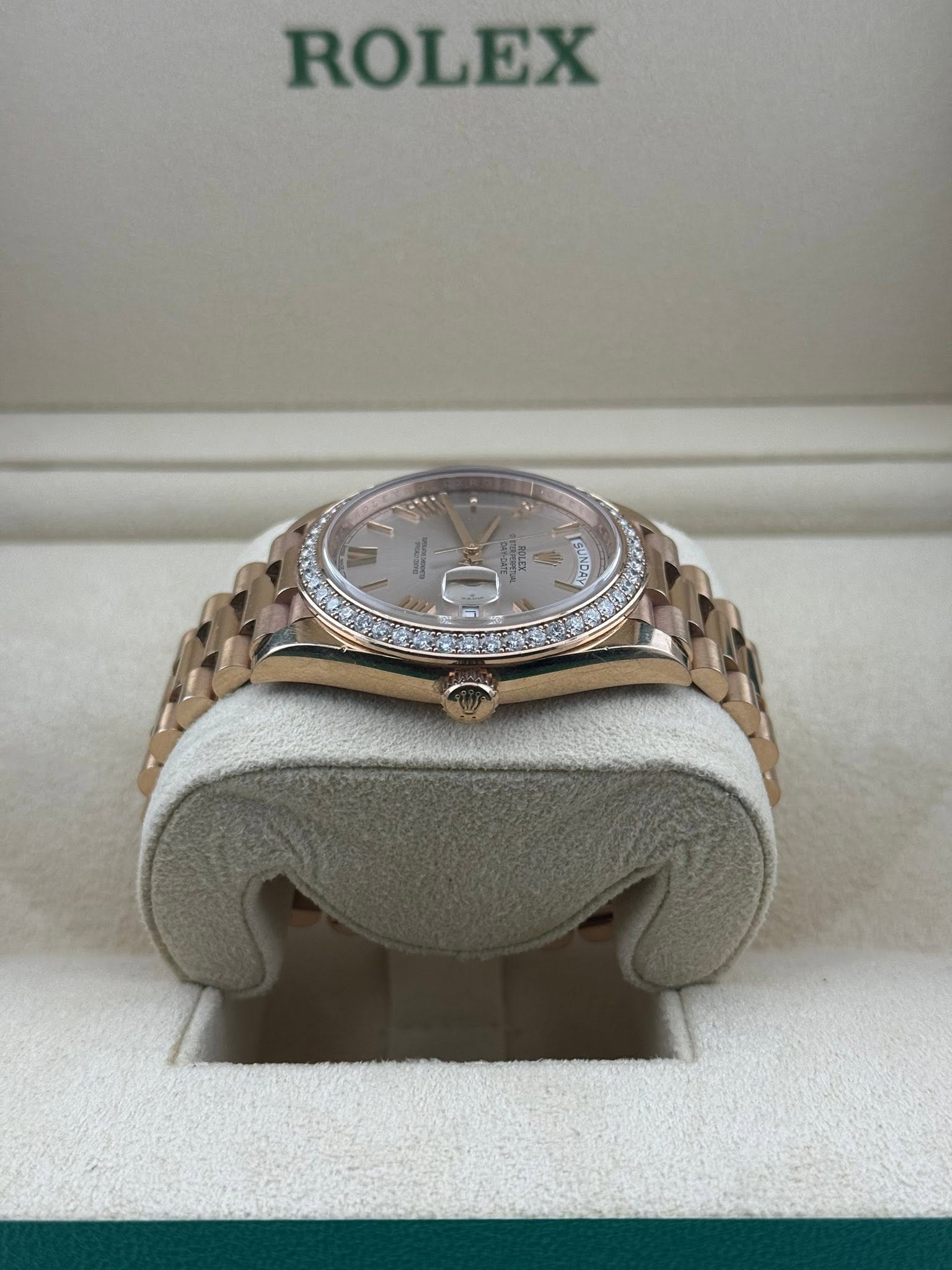 Rolex Daydate 40mm Sundust 228345RBR