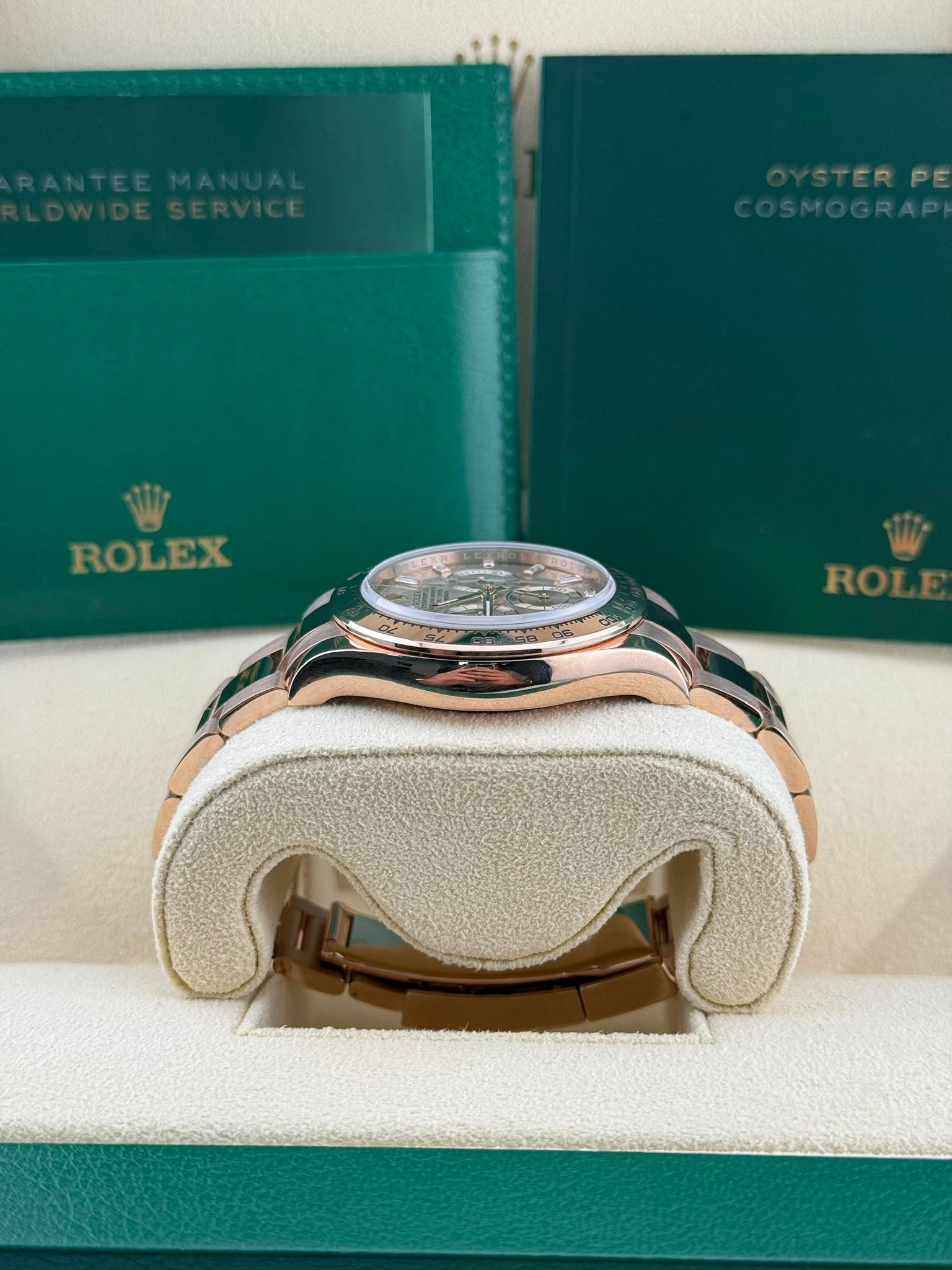 Rolex Daytona Cosmograph Sundust Baguette Dial 40mm 126505