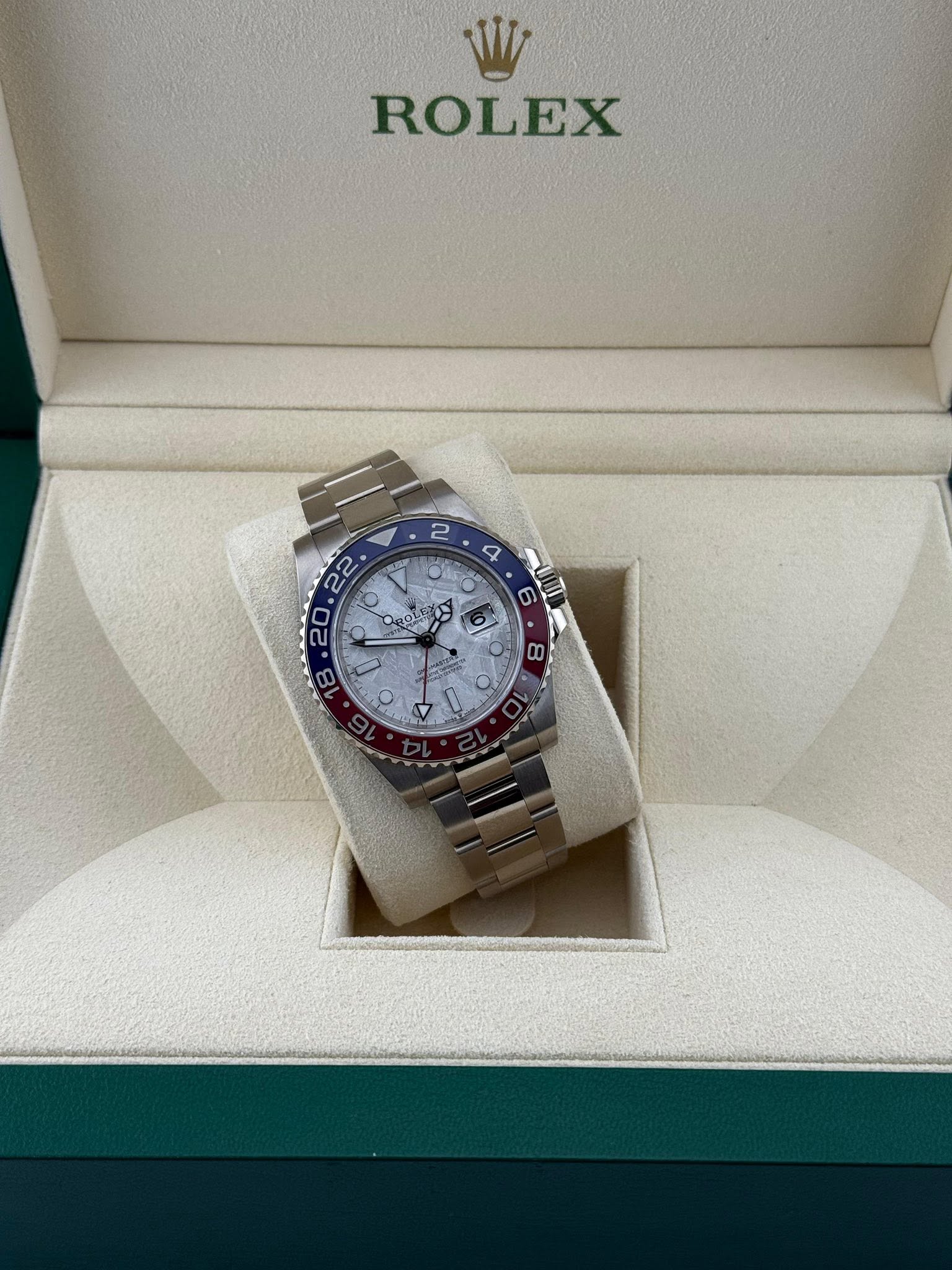 Rolex GMT-Master II Meteorite Pepsi White Gold 126719BLRO