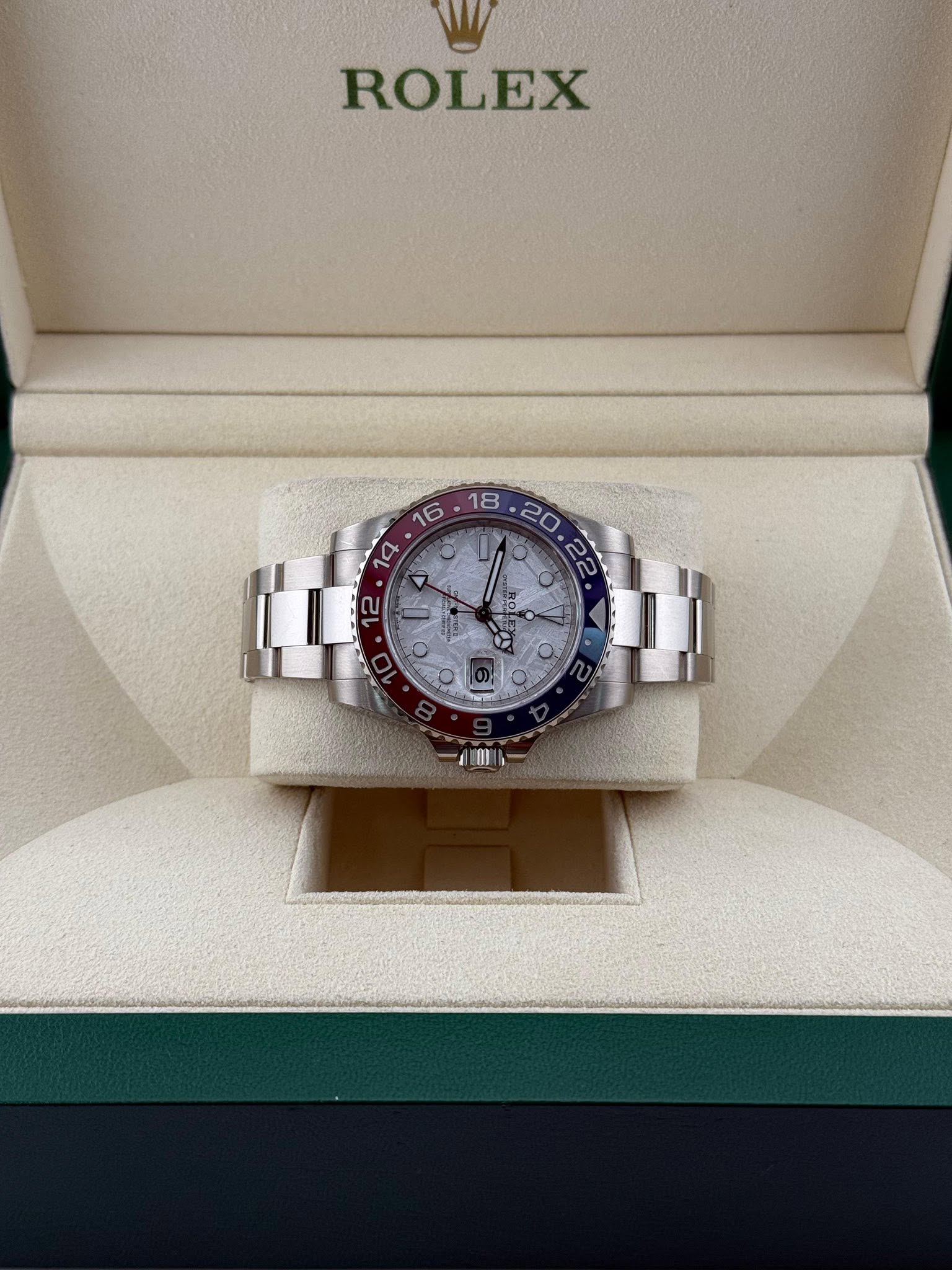 Rolex GMT-Master II Meteorite Pepsi White Gold 126719BLRO