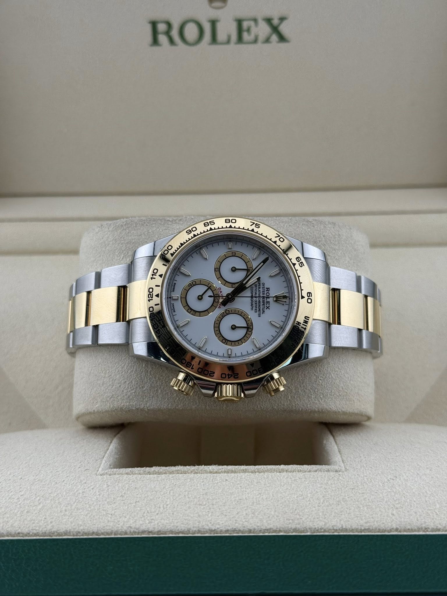 Rolex Daytona Cosmograph White dial Steel & Gold 40mm 126503