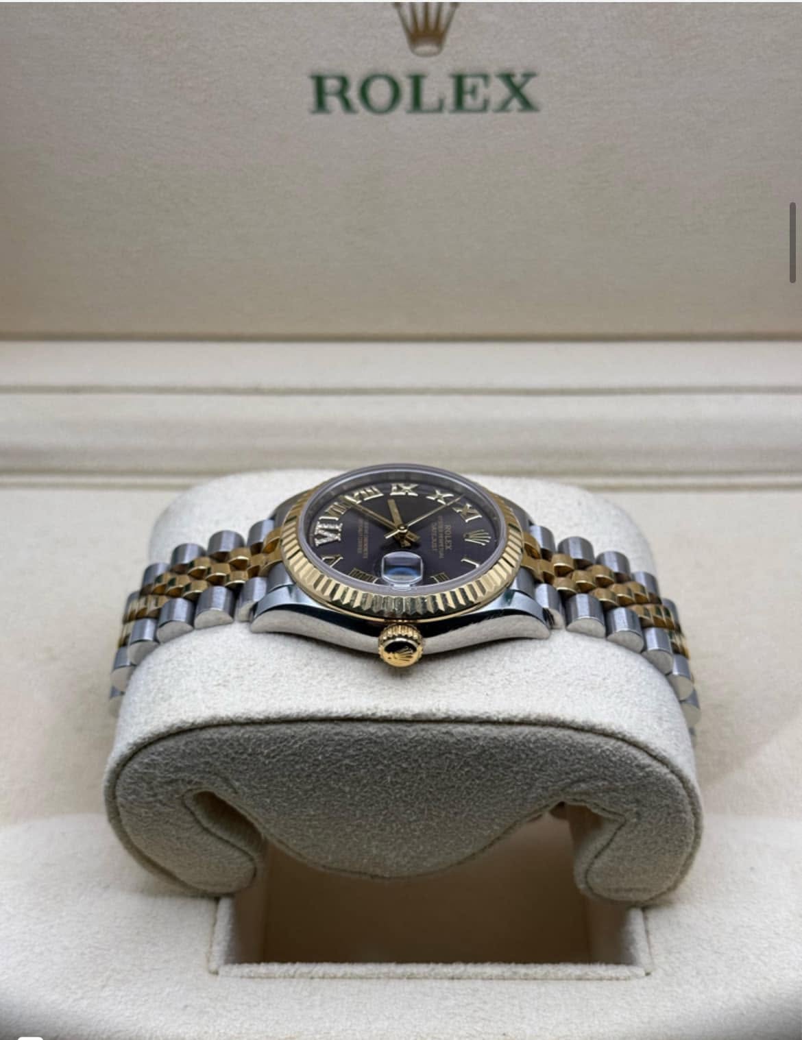 Rolex Datejust 31mm Steel & Gold grey dial 278273