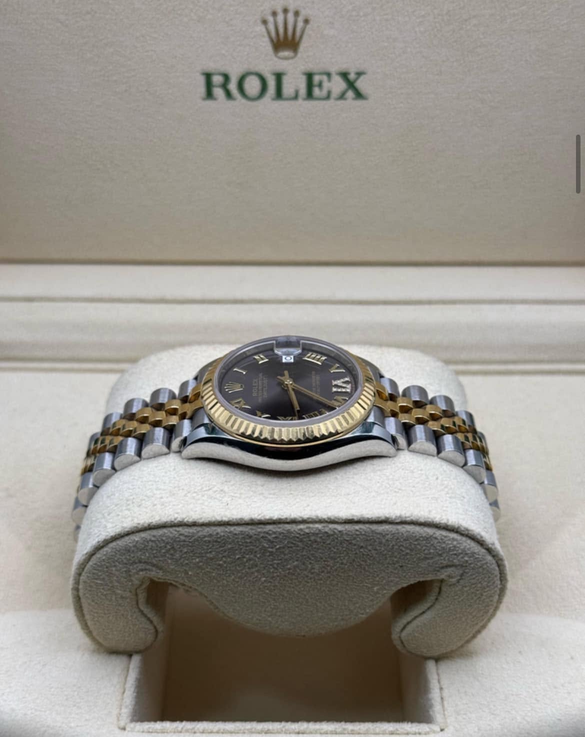 Rolex Datejust 31mm Steel & Gold grey dial 278273
