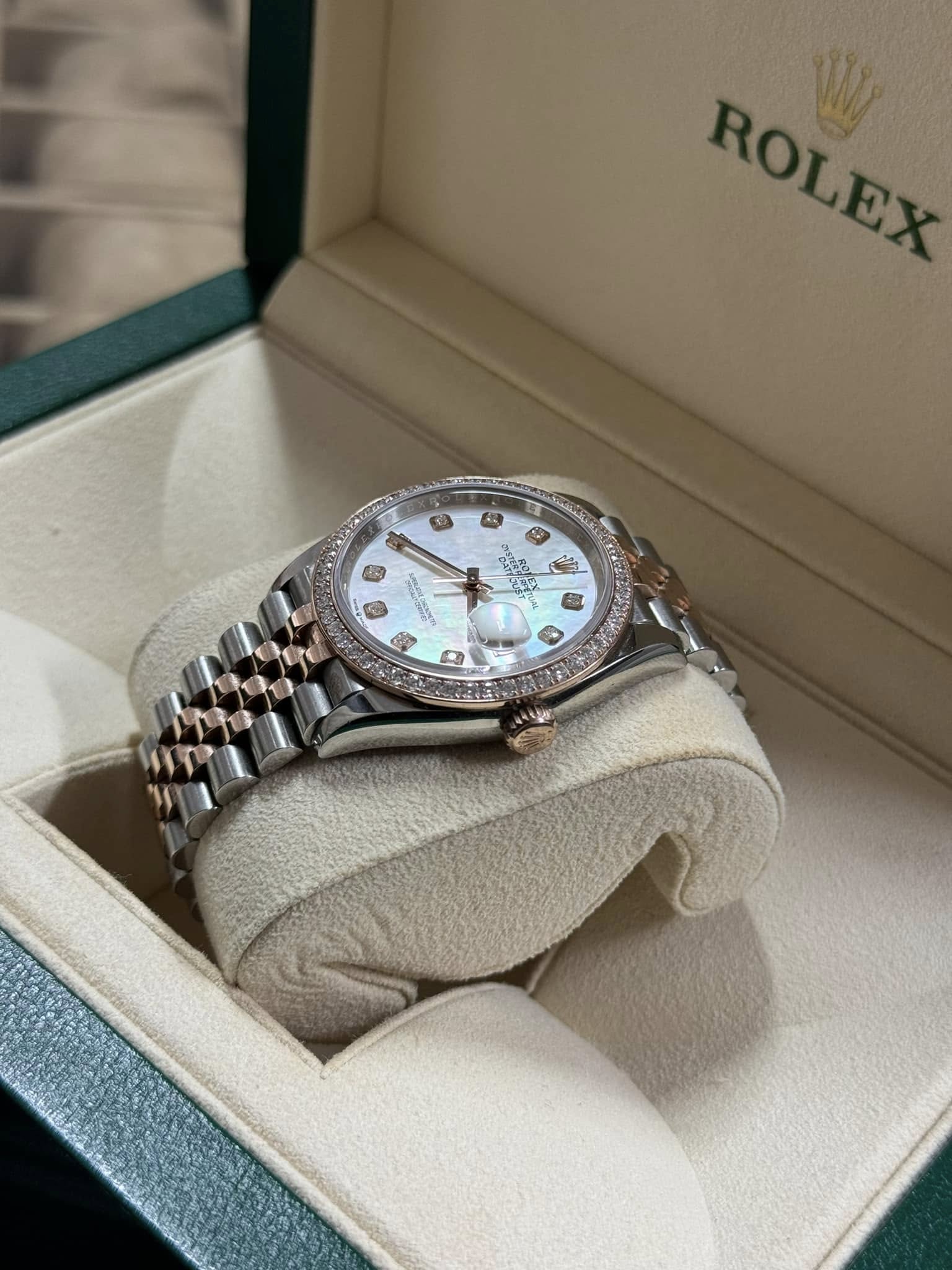 Rolex Datejust 36mm Mother Of Pearl Dial 126281RBR