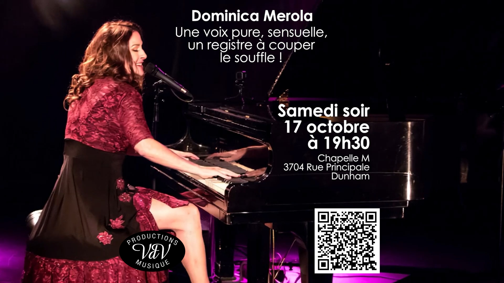 Dominica Merola, d'Ici et d'ailleurs (Piano et voix)