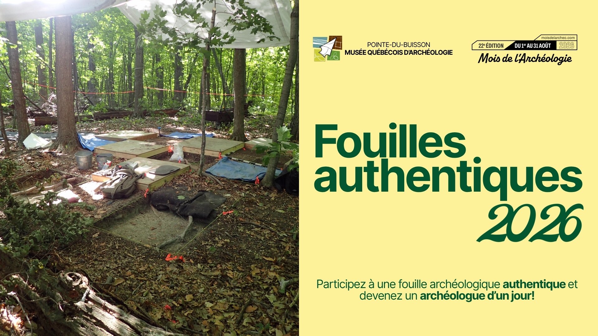 Fouilles authentiques 2026