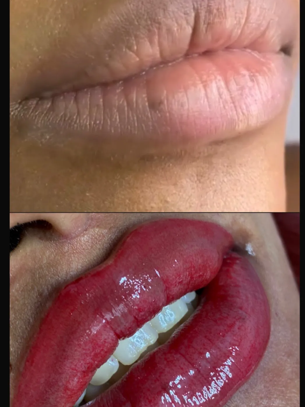 Micropigmentacion de labios: trabajo 4