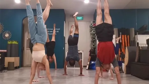 Gymnastics Parallel Bar & Handstands Group Class (Adults & Teens, All Levels)