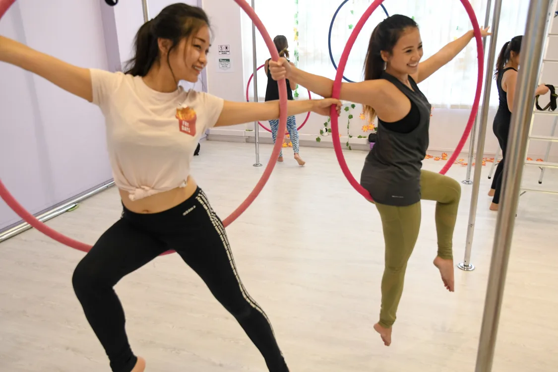 Aerial Hoop Group Class (Adults, Beginner)