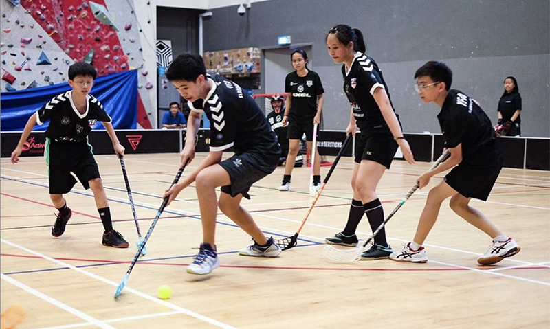 Floorball Group Class (Ages 12 & under, Intermediate)