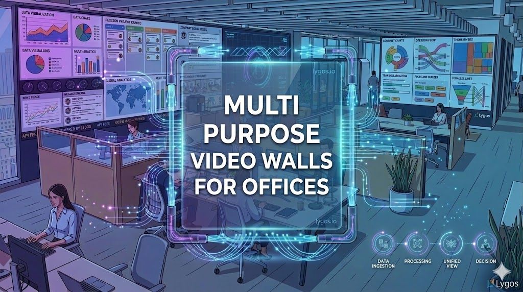 Multi Purpose Video Walls for Offices