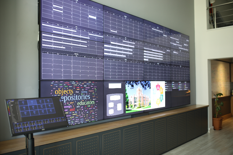 multi purpose offive video wall