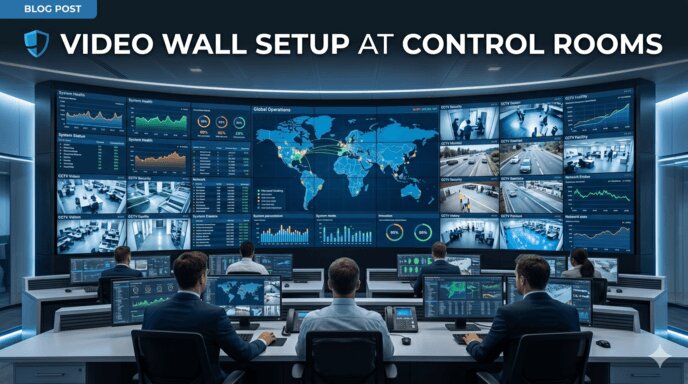 Video Wall Setup at Control Rooms