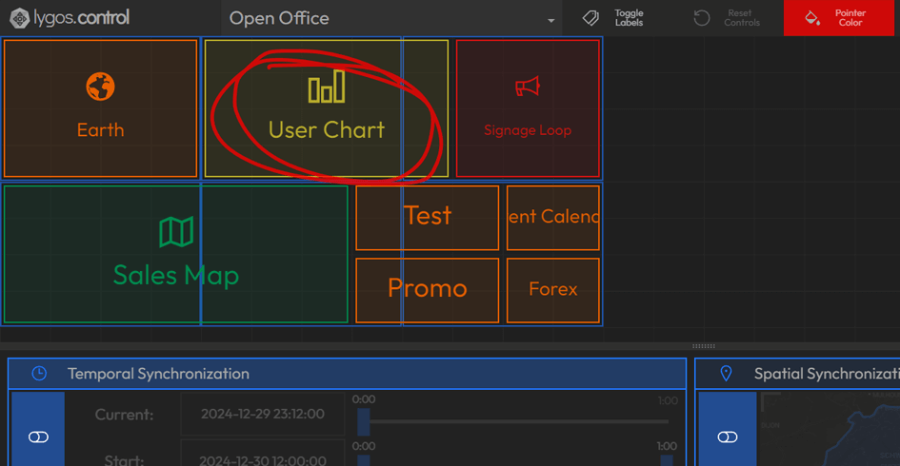 lygos tablet control ui