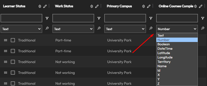 data format tool assign data type