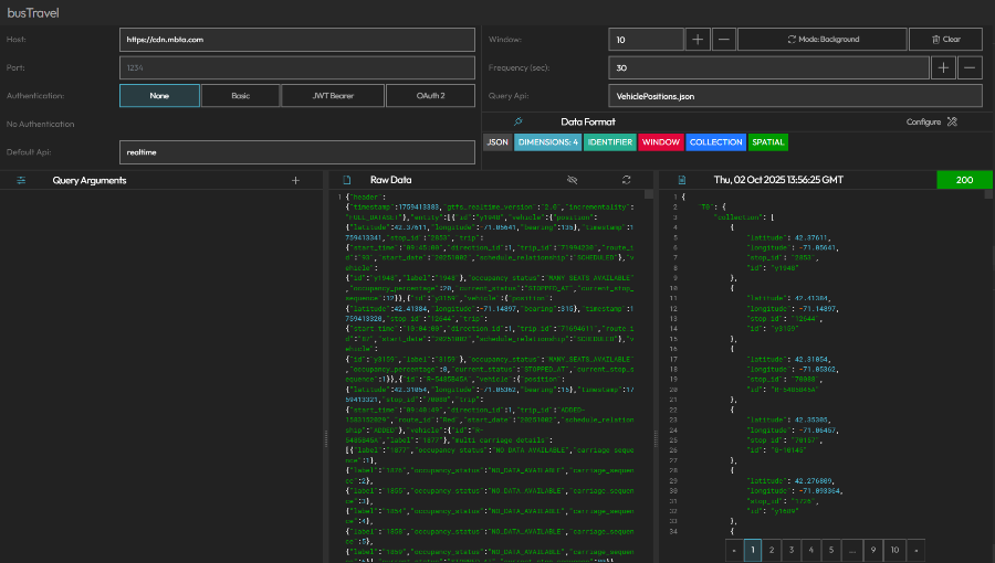connect rest api as data  source