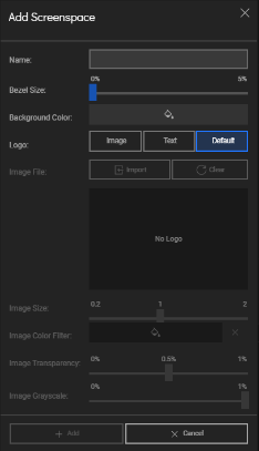 Lygos Screenspace configurations