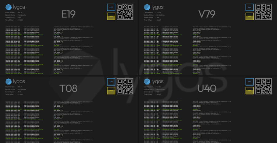 Lygos Video Wall Screens