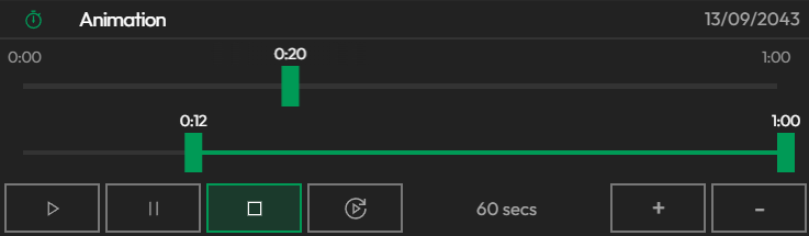 control animating data on maps