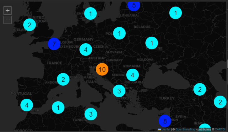 lygos cluster map layer
