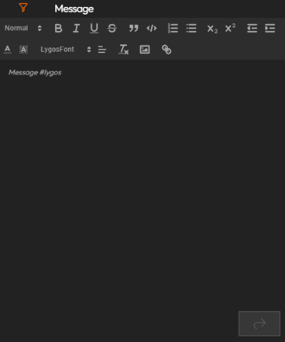 write your messages wall editor