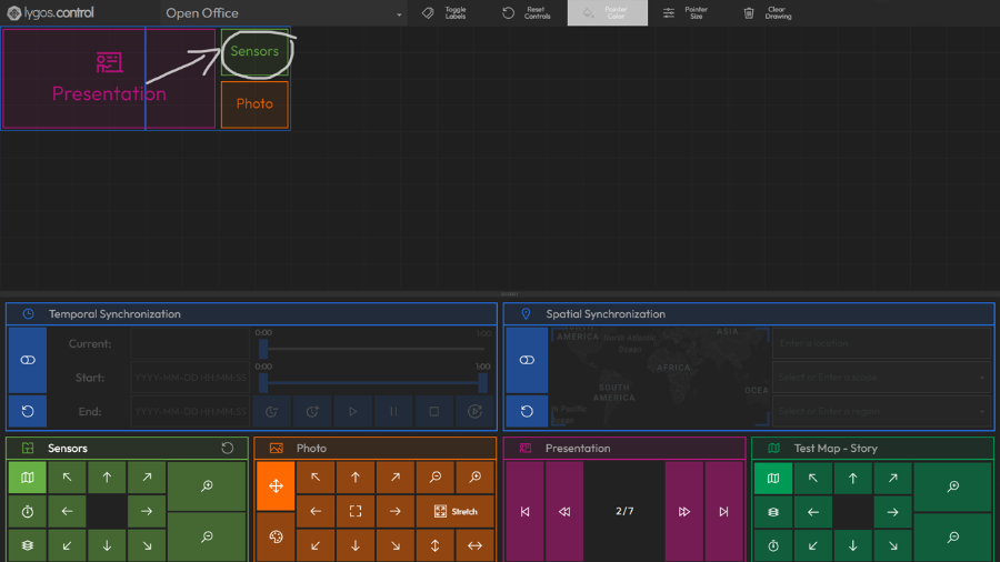lygos video wall control client