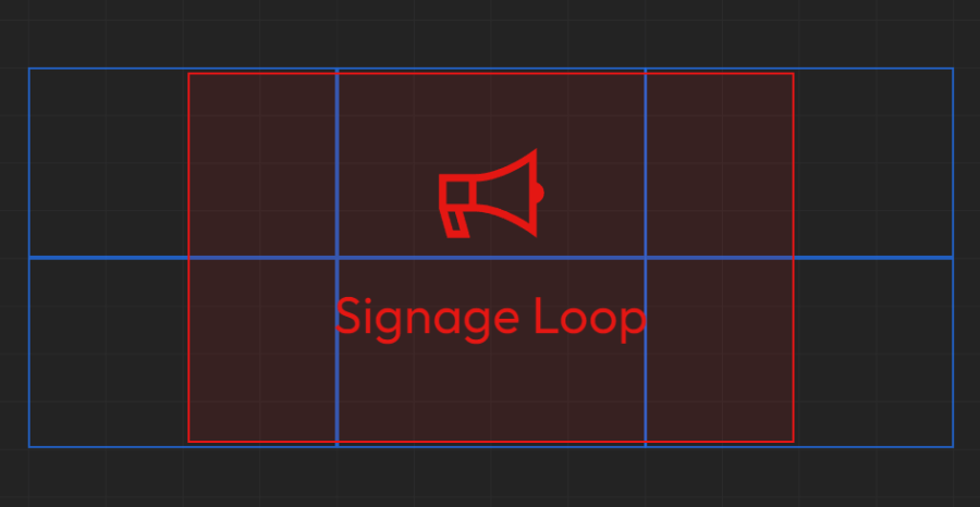 lygos signage loops on video walls and screens