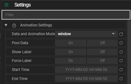 charts animating settings