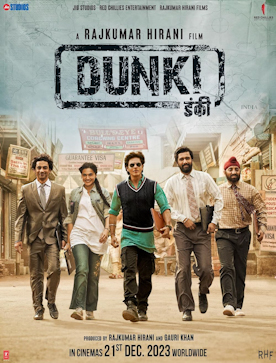 Dunki Movie Poster