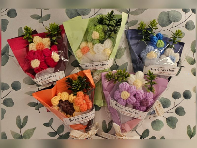 Mini Crochet Bouquet