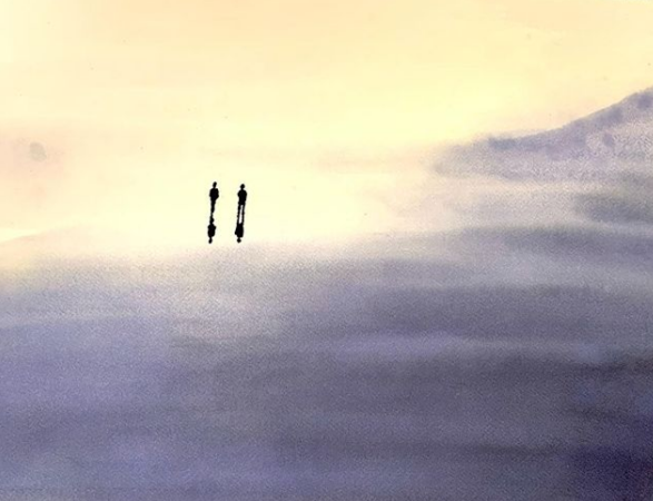 Tableau : Lorsque tout se tait .