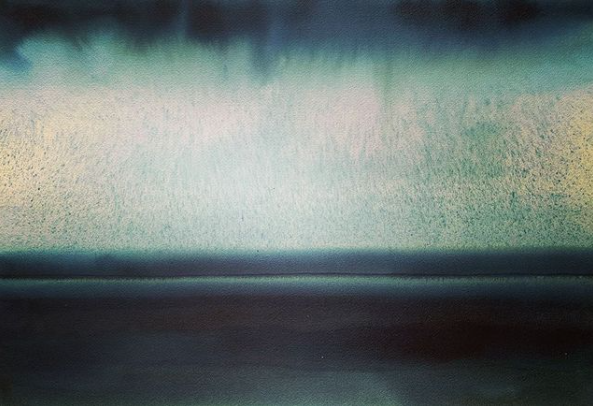 Tableau : Après l'orage.