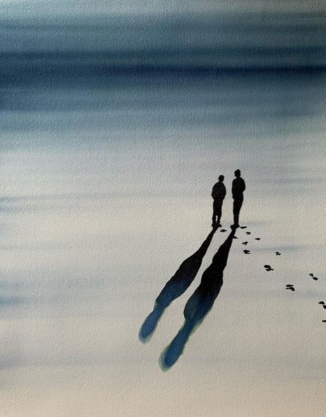 Tableau : Le bruit de nos pas.