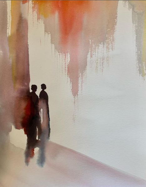 Tableau : Promener mon ombre.