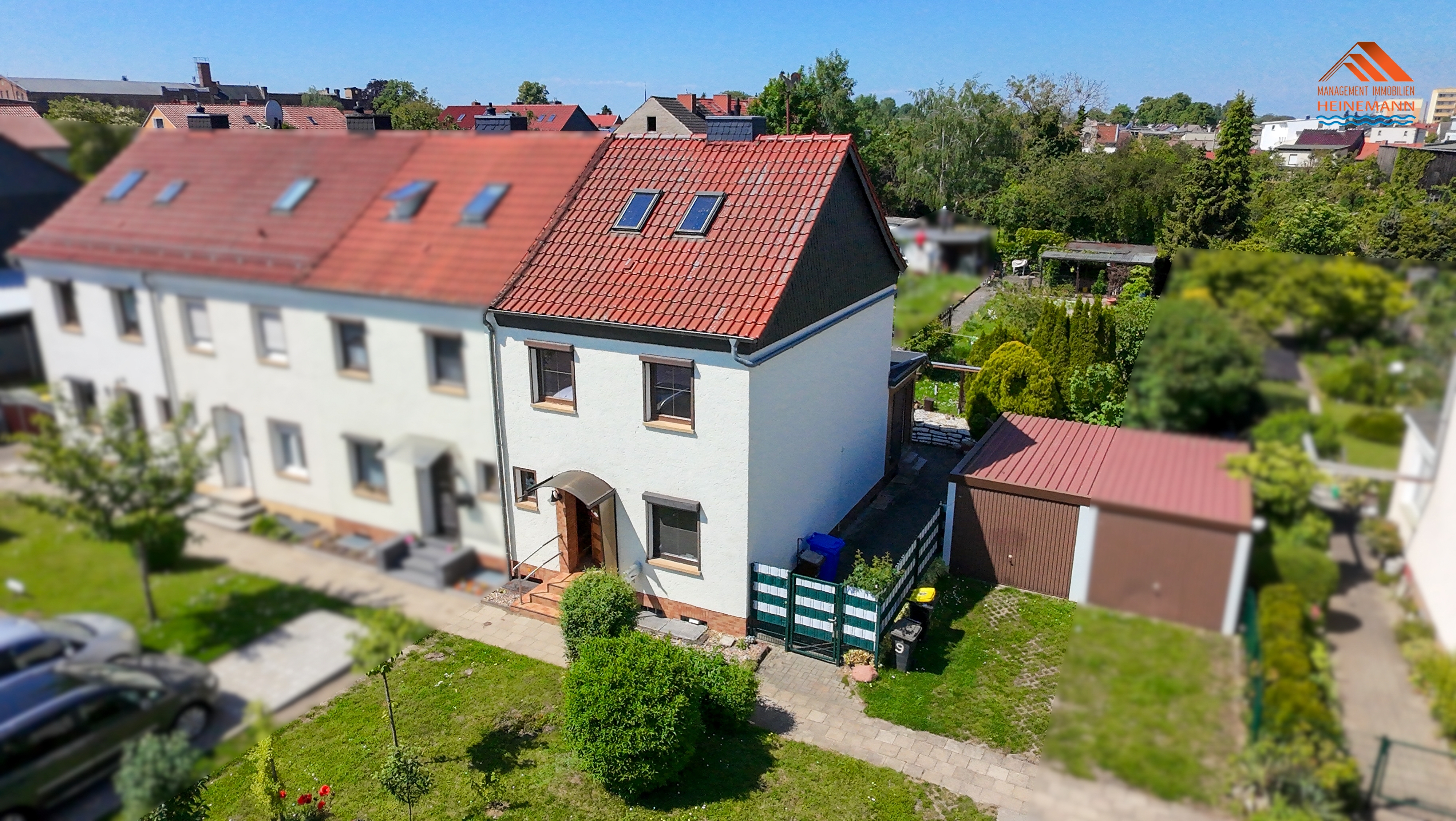 Platz für die Familie: Reihenendhaus mit Garage und Garten in Calbe (Saale) – Ansicht 1