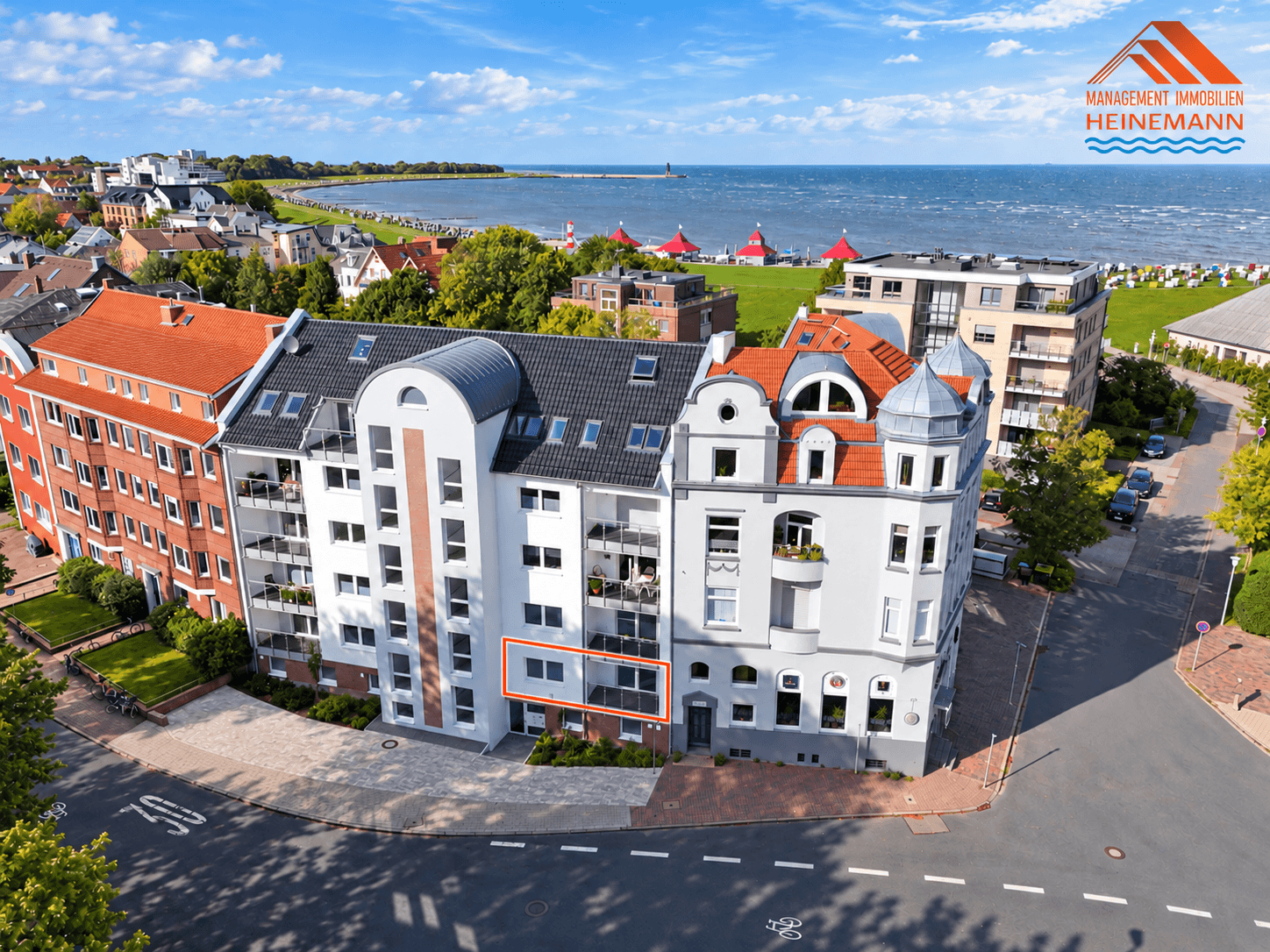 Wohnen nahe der Grimmershörnbucht – moderner Neubau mit zwei Loggien – Ansicht 1