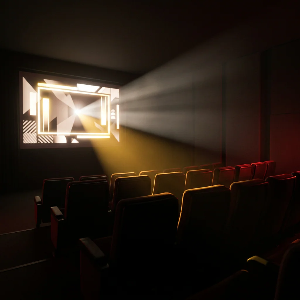 Illustration of a planned screening & review room. Not a photograph of the centre.