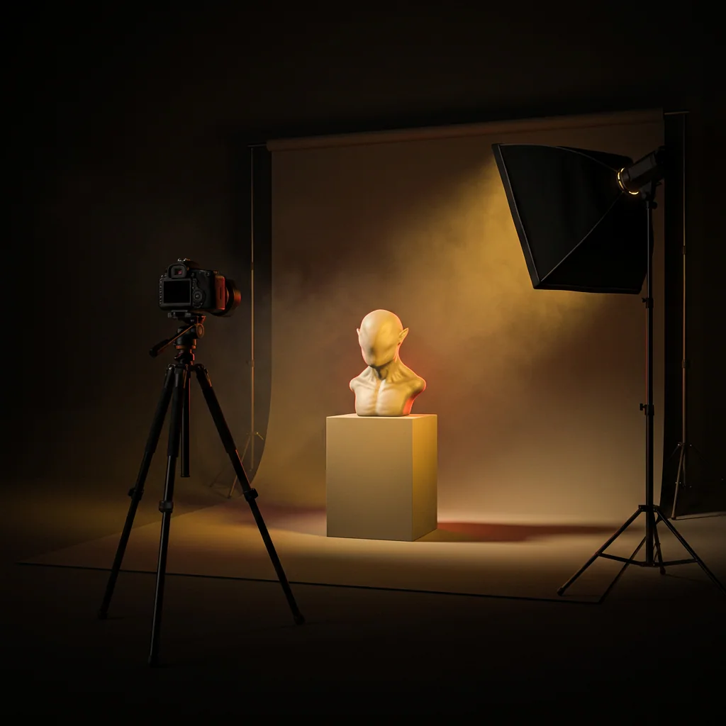 Illustration of a planned photography & camera bay. Not a photograph of the centre.