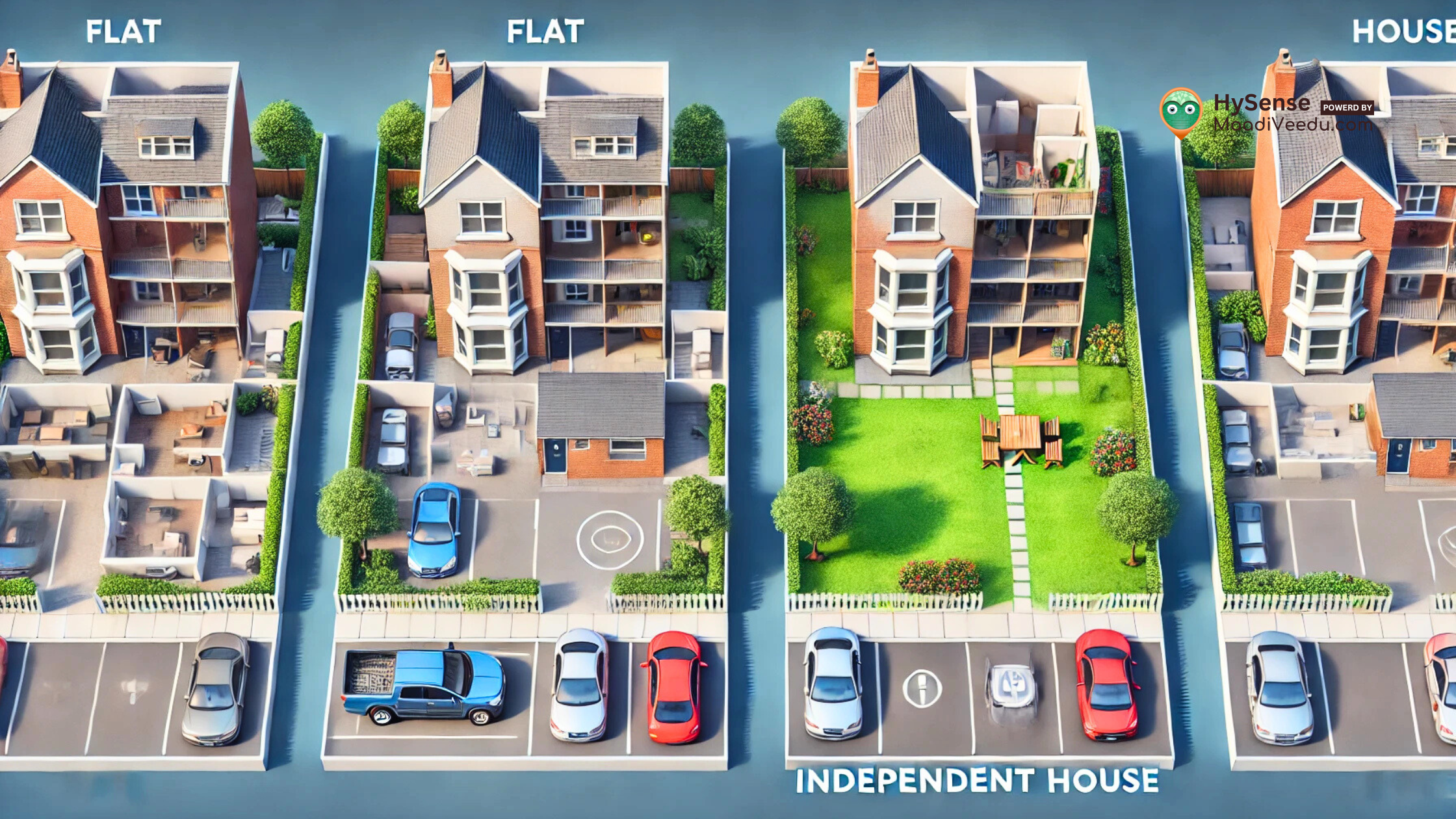 Differences Between Buying a Flat and an Independent House – Key Factors to Consider