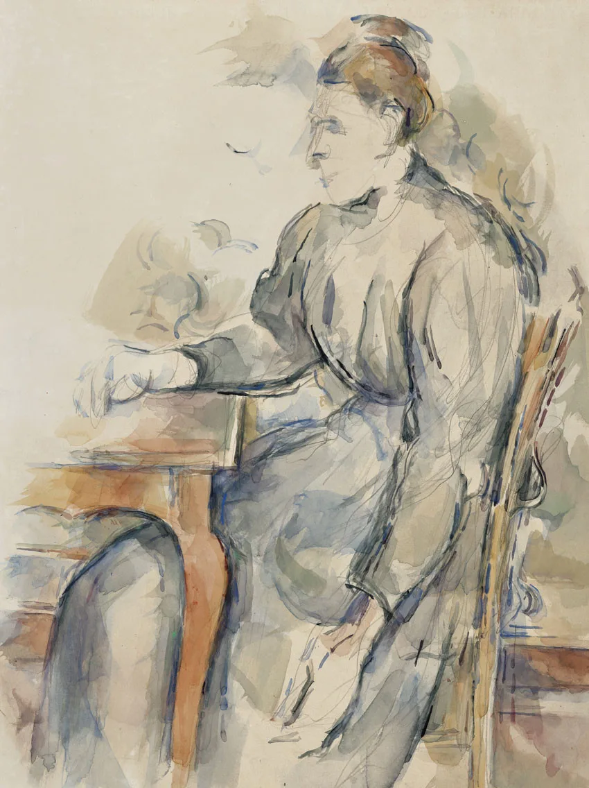 Поль Сезанн, Femme assise, 1902–1904, акварель на бумаге, 48,9 × 37,1 см. Эстимейт: 3 500 000–5 500 000 евро. © Christie’s Images Limited.